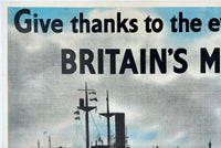 GIVE THANKS TO THE EVERYDAY HEROES OF BRITAIN'S MERCHANT NAVY