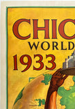 CHICAGO WORLD'S FAIR 1933 - CENTURY OF PROGRESS - SANTA FE RAILROAD