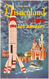 DISNEYLAND - FLY TWA - LOS ANGELES - MOONLINER