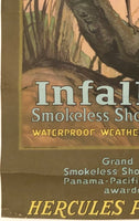 INFALLIBLE SMOKELESS SHOTGUN POWDER - HERCULES POWDER CO. - PHEASANT - Hunting Poster
