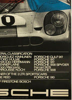 BOAC 1000 KM BRANDS HATCH - PORSCHE 1970 - VICTORY POSTER