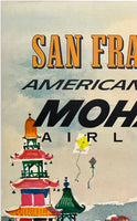 SAN FRANCISCO - AMERICAN AIRLINES - MOHAWK AIRLINES