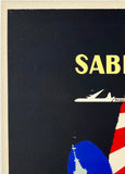 SABENA BELGIAN AIR LINES - NEW YORK-BRUSSELS (Mini Poster)