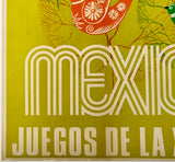 MEXICO 68 - JUEGOS DE LA XIX OLIMPIADA - 1968 OLYMPIC GAMES (Lime Green)