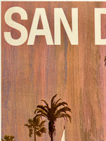 SAN DIEGO - AMERICAN AIRLINES - 15 x 20 in.