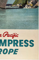 CANADIAN PACIFIC - WHITE EMPRESS TO EUROPE - EMPRESS OF BRITAIN