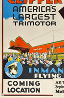 AIRPLANE RIDES - BOEING CLIPPER - INMAN BROTHERS FLYING CIRCUS