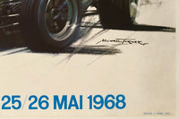 MONACO GRAND PRIX 1968 - First Printing Poster
