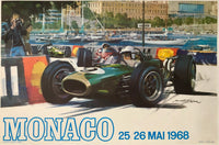 MONACO GRAND PRIX 1968 - First Printing Poster