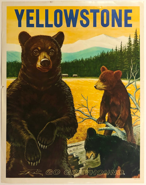 YELLOWSTONE - GO GREYHOUND - Mini Poster