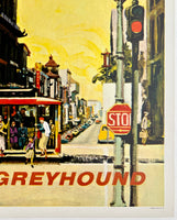 SAN FRANCISCO - GO GREYHOUND - Mini Poster
