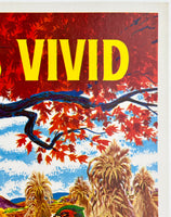 FALL IS VIVID - TRAVEL BY GREYHOUND - Mini Poster
