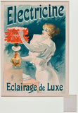 ELECTRICINE - ECLAIRAGE DE LUXE - MAITRES DE L'AFFICHE PLATE 55 (FRAMED)