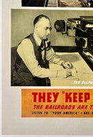 UNION PACIFIC -  EVERYTHING UNDER CONTROL - DISPATCHER - THEY "KEEP EM ROLLING"