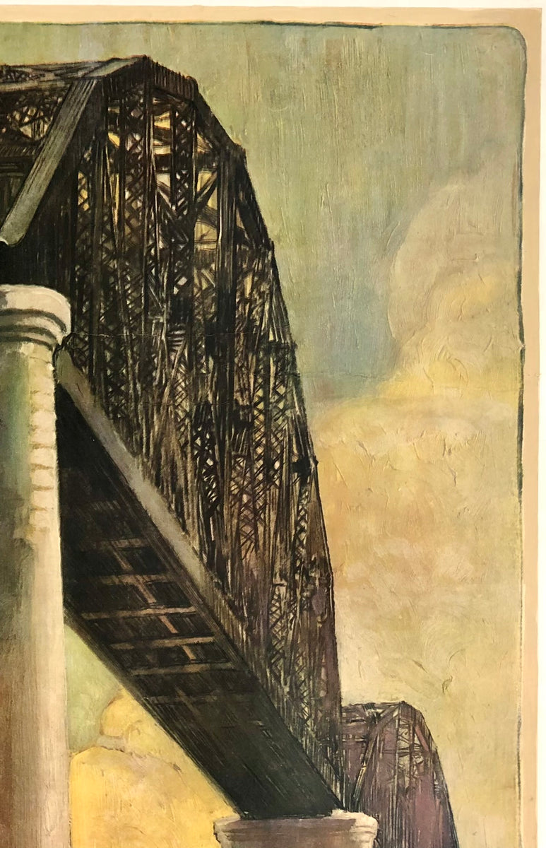 Original Vintage Poster CASTLETON CUT-OFF - NEW YORK CENTRAL LINES ...