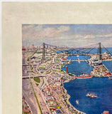 THE 1934 CENTURY OF PROGRESS, LOOKING NORTH - CHICAGO WORLD'S FAIR