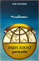 AIR FRANCE - PARIS-TOKYO - PAR LE POLE