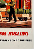 UNION PACIFIC - BOX CARS...TO BOMBERS - "KEEP 'EM ROLLING"