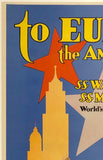 TO EUROPE THE AMERICAN WAY - WHITE STAR LINE