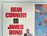 YOU ONLY LIVE TWICE - Sean Connery is James Bond 007 - Subway Poster