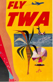 LAS VEGAS - FLY TWA - Showgirl
