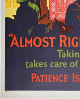 "ALMOST RIGHT IS WRONG" - PATIENCE IS PROGRESS Mather Motivational Poster