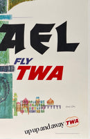 ISRAEL - FLY TWA - UP UP AND AWAY