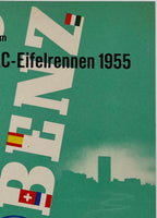 MERCEDES BENZ - XVIII. INERTNATIONAL ADAC-EIFELRENNEN 1955 - 8.2" x 11.6"