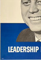 KENNEDY FOR PRESIDENT - LEADERSHIP FOR THE 60's