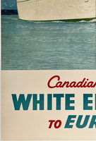 CANADIAN PACIFIC - WHITE EMPRESS TO EUROPE - EMPRESS OF BRITAIN