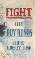 FIGHT OR BUY BONDS - THIRD LIBERTY LOAN - World War I