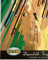 C&EI RAILROAD - DEPENDABLE FREIGHT AND PASSENGER SERVICE - GENERAL MOTORS