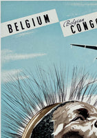 SABENA BELGIAN AIR LINES - BELGIUM, BELGIAN CONGO, SOUTH AFRICA (Mini Poster)