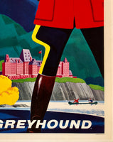 CANADA - GO GREYHOUND - Mini Poster